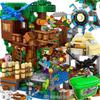 Compatible Lego Bricks: Minecraft Cave, War Village Puzzle for Boys, Birthday Gift