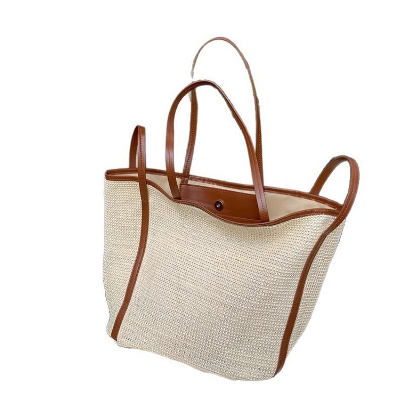 Torba plażowa Wszechstronna torba typu tote na ramię Ręcznie tkana torba