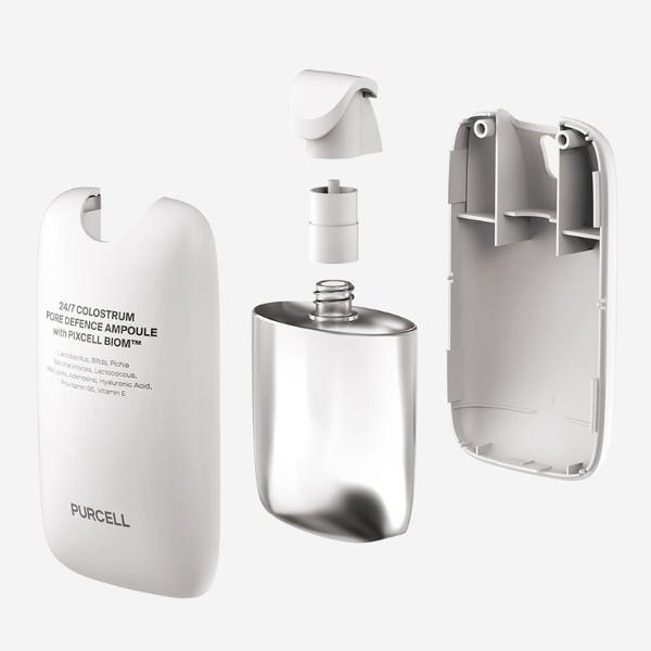 PURCELL Ampoule de Défense des Pores Colostrum 24h/24 et 7j/7 avec Pixcell Biom 55 ml