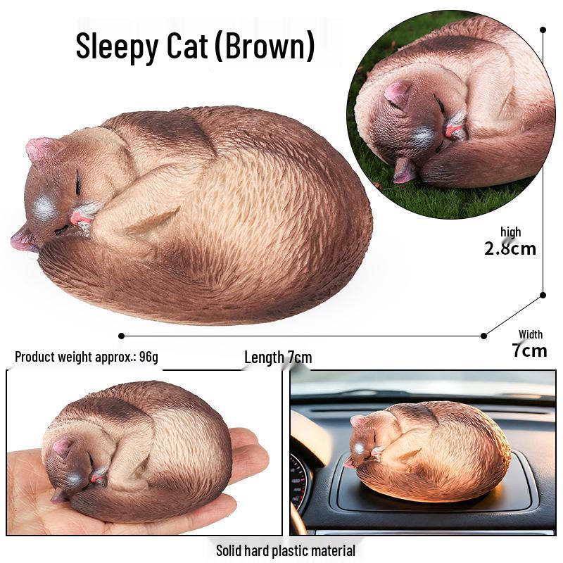 Thumbs Up Cat Figurine - Coffee Shop Ornament with Short-haired, Ragdoll, and Countryside Cat Designs
