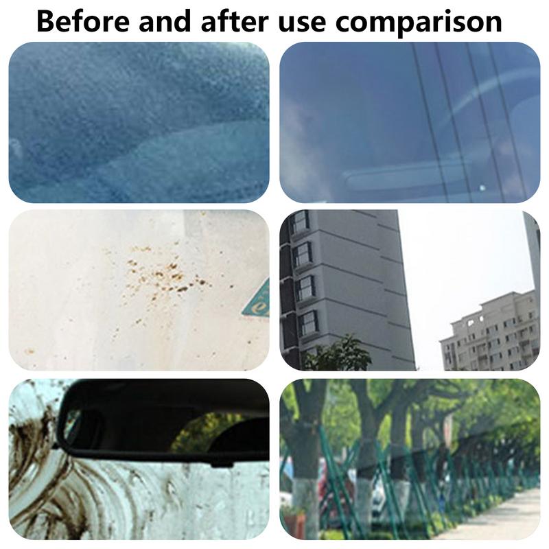 Čisticí kapalina na čelní sklo automobilu 60ml, celoroční odstraňovač nečistot, voňavý čistič čelního skla automobilu, čištění automobilů