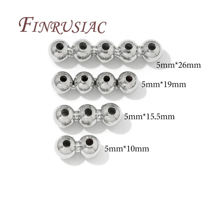 

Rhodium Plated 2-5 Holes Spacer Bar For Jewelry,Separator For Bracelets,Necklace Accessories DIY Jewelry Making Supplies 5mmx10mm-5 pieces