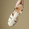 New Retro Flip-top Sandals for Fashionable Women's Single Shoes