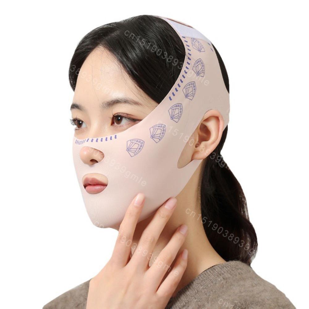 V Face Lifting Bandage Reusable Double Chin Reducer Lift Up Belt Face Slimming Sculpting Strap Facial Lifting Beauty Tool