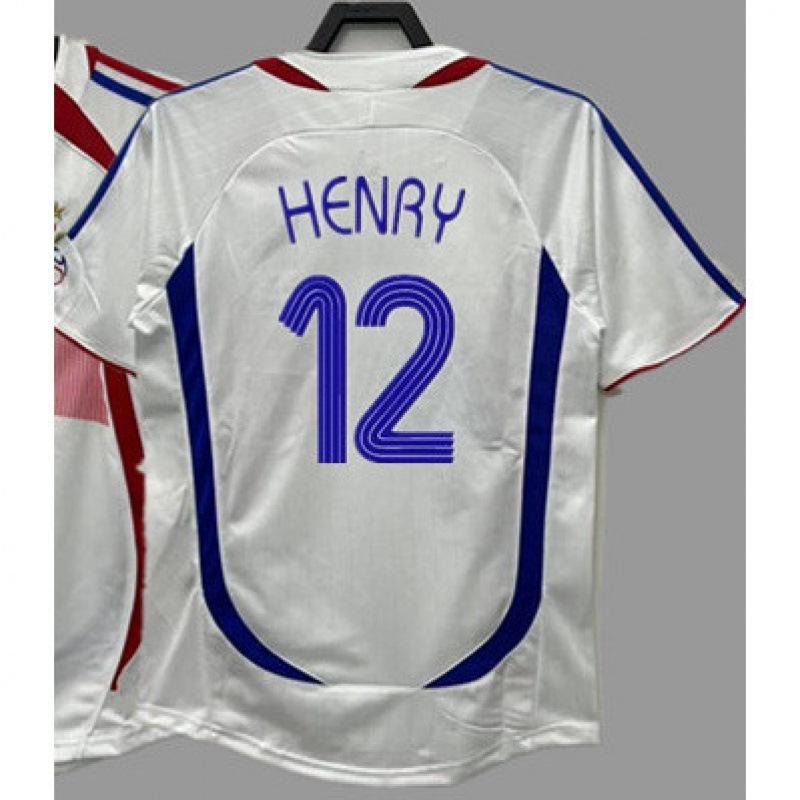 Vintage Jersey Classic Football Jersey National Team Jersey Zidane Henry Mbappe Cantona Ribery Jersey