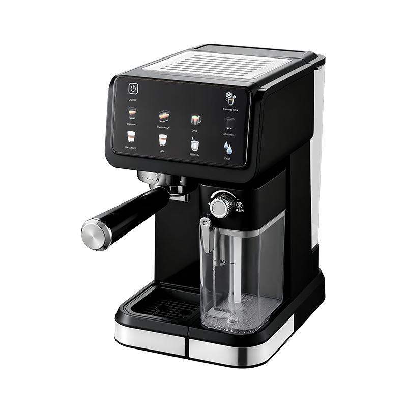 Italienischer Smarter Milchaufschäumer & Espressomaschine mit Farb-Touchscreen - Heimisches Hochdruck-Halbautomatisches System