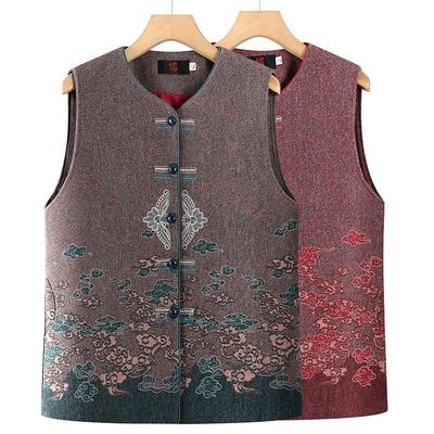 Damenweste Saisonweste Tragen neue Weste alte Dame Weste