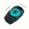 Portable Universal Turbo Hurricane Mobile Phone Cooling Fan, Silent Operation Metal Structures Suitable for iPhone, Samsung