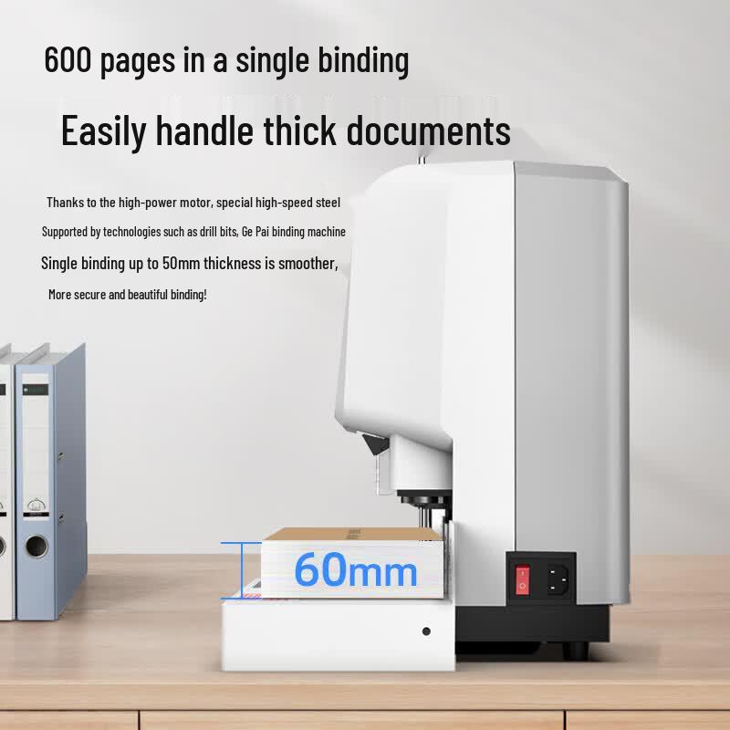 GEPAD 6810 Electric Accounting Document Binding Machine CN Plug (adapter Included)