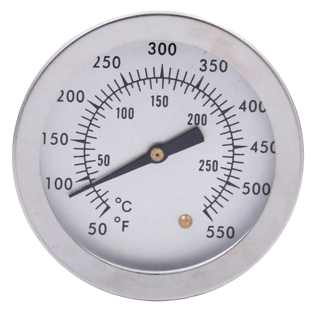 Cooking Thermometer Bimetallic Thermometer Dual-scale Measurement Easy-to-read Dial Efficient Heat Conductivity For Grilling