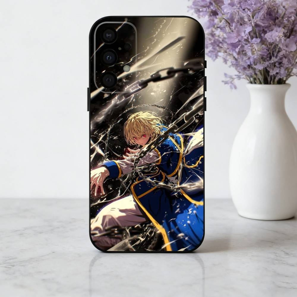 H-Hunter X H-Hunter K-Kurapika Phone Case For Samsung Galaxy A73,A72,A71,A70,A53,A52,A51,Soft Silicone Black Cover