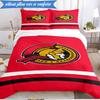 3PCS Senators Heritage Bedding Set,Including 1pc Duvet Cover And 2pcs Pillowcases Perfect for Bedroom, Dormitory, Fan Christmas gift