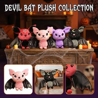 Halloween Teufel Plüschtier Stofftier für Partydekorationen und Geschenke