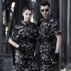 Camouflage Suit Men's Short-sleeved Thin Breathable Wear-resistant Military Fan Training Women's Performance Overalls