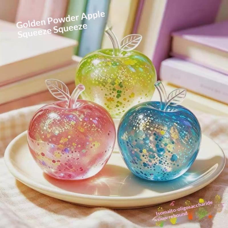 Stress Relief Toy Squishy Fruit Series Ball Slow Rebound Decompression Fidget Toy Anxiety Relief Desk Toy Gift