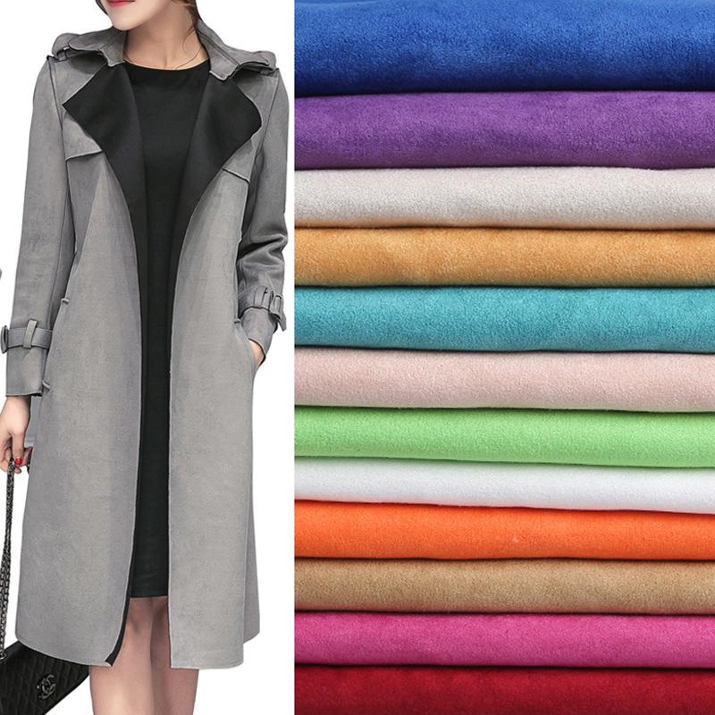 100*150cm Soft Suede Velvet Fabric Frosted Faux Suede Fabric For DIY Sewing Garment Upholstery Sofa Curtain Dress Textile