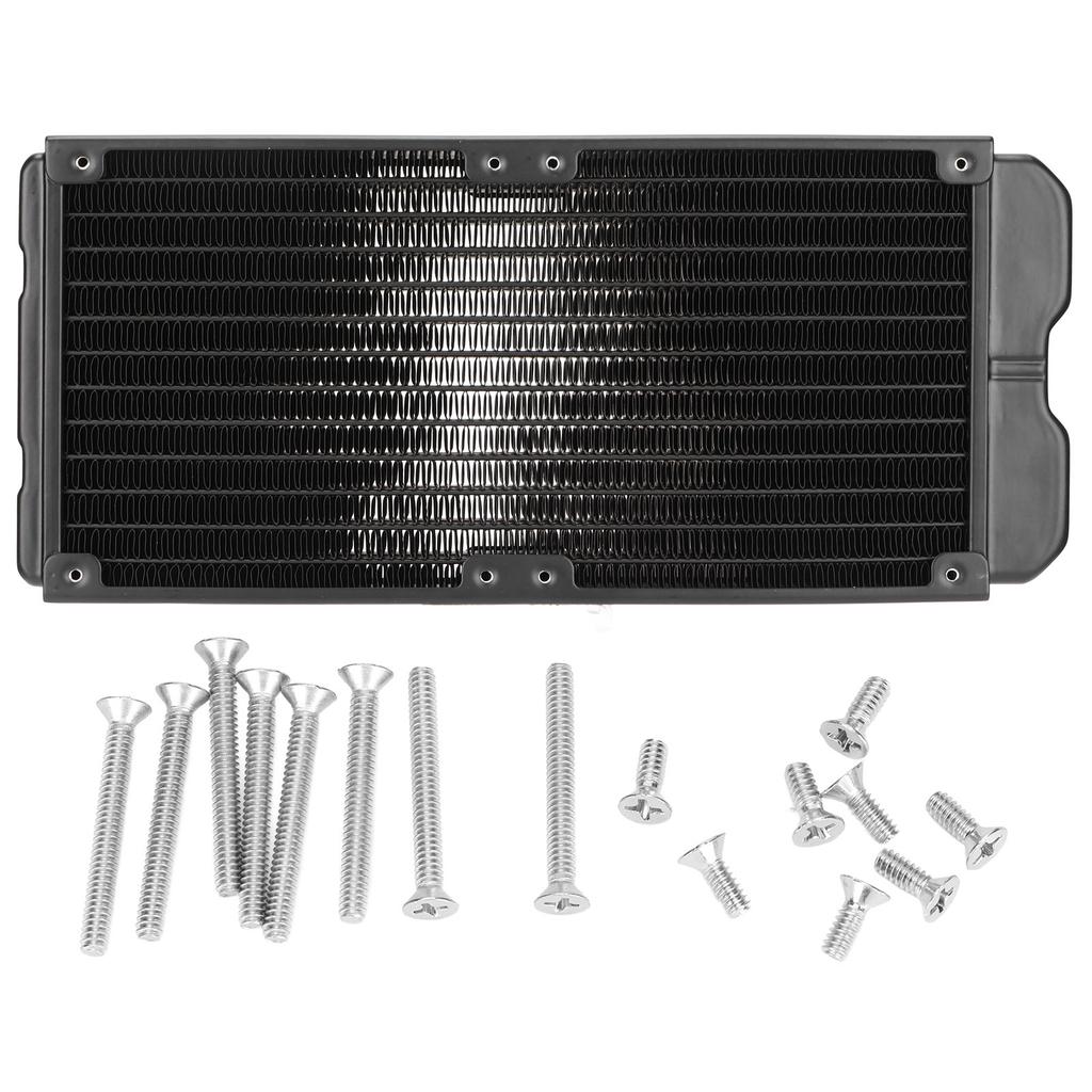Water Cooling Radiator Double Layer 45mm Thick G14in Aluminum Heat Exchanger Desktop Computer