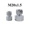 M10-M20 Metrisch 1/8" 1/4" 3/8" 1/2" BSPP NPT Verzinnt x 1/8-1 Zoll 3-16mm Klemmverschraubung 304 Edelstahl Rohrverschraubung Verbinder