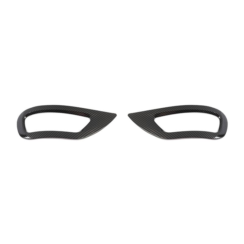 

For Jeep Grand Cherokee 2011- Rear Fog Light Cover Trim Fog Lamp Frame Accessories Carbon Fiber Pattern