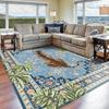 Symmetric Vintage Jungle Leopard  Multicolor Carpet Soft Non-slip Mat Rug for Living Room Home Decor Bedroom Rug Coffee Table