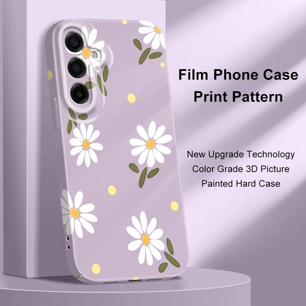 Falling Daisies Phone Case For Samsung Galaxy A57 A37 A17 A56 A36 A26 A16 A06 A55 A35 A25 A15 A05 4G 5G Film Hard Cover