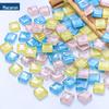 450pcs 1cm Colorful Crystal Glass Mosaic Tiles for Creative DIY Children's Art
