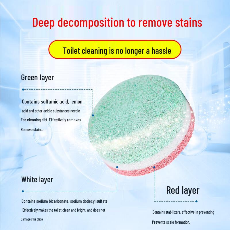 ONEFULL Toilettenreinigungs-Brausetabletten
