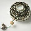 Braccialetto/Collana di Preghiera a 108 Perle Loto di Sandalo Verde e Bosso per Uomo & Donna