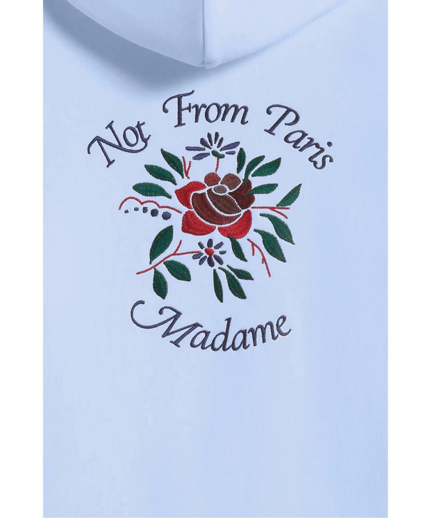 Drole De Monsieur Rose Slogan Hoodie D0Ths26201Bul