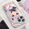 Game GI Paimon Silver Plating Mobile Phone Case for iPhone 17 16 15 14 13 12 11 Air Pro Max Plus Colorful Cover