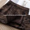 Women's High Waist Leopard Print Suede Skirt - Autumn/Winter 2025