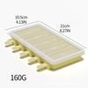 Silicone Ice Cube Tray with Lid: 4-Grid Frozen Soup & Food Storage Box