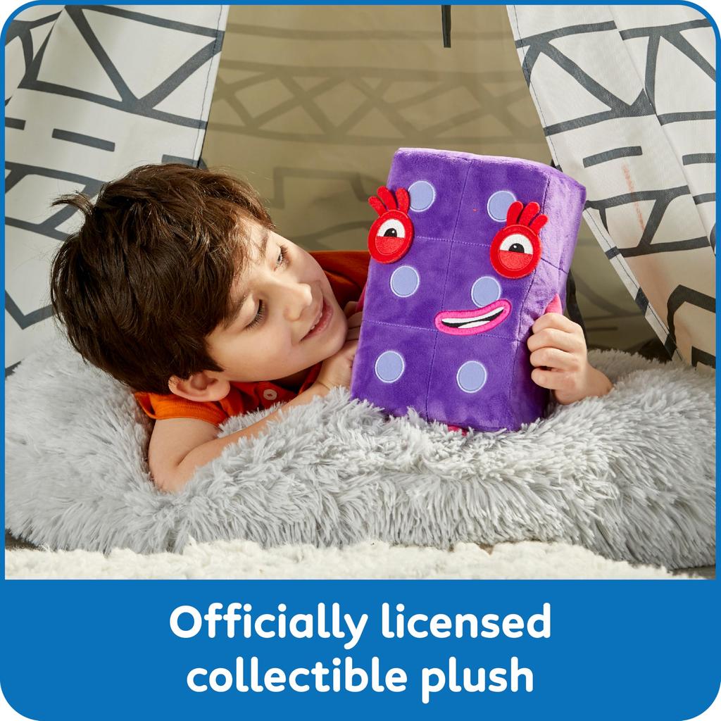Numberblocks Character Plush Toy Six 96935 (Authentic Product)
