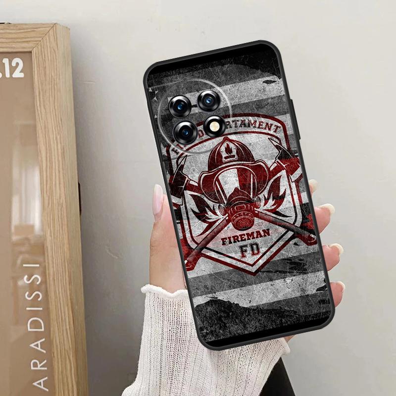 Firefighter Heroes Fireman Case For OnePlus Nord CE 5 3 4 Lite N20 N30 OnePlus 13T 10T 8T 11 12 13 15 R 9 10 Pro Cover