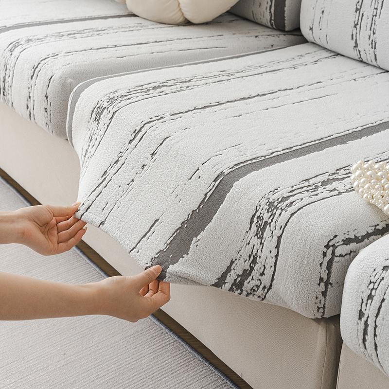 

Жаккардовый бархатный эластичный чехол на подушку дивана для защиты мебели в гостиной, чехол на диван, пылезащитный, съемный чехол на сиденье, 1 шт. 1 PC Pillowcase серый