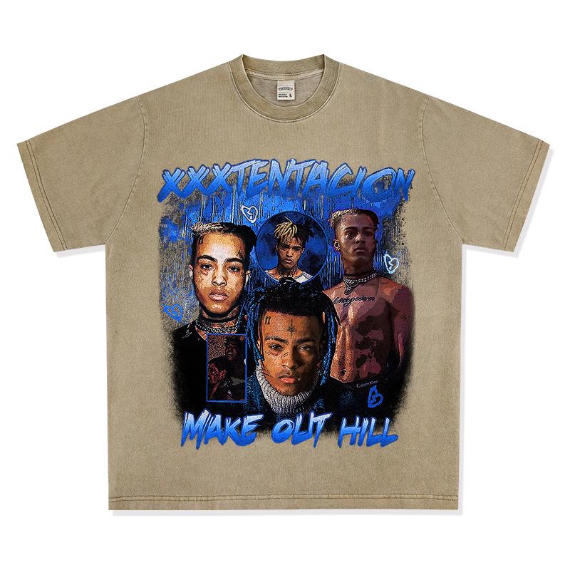 XXXTentacion Vintage Heavyweight Hip Hop T-Shirt – European & American Streetwear