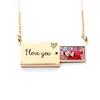 Sublimation Necklace Storage Drawer Necklace Unique Style Chain Necklace Pendant Necklace Alloy Material for Daily Party