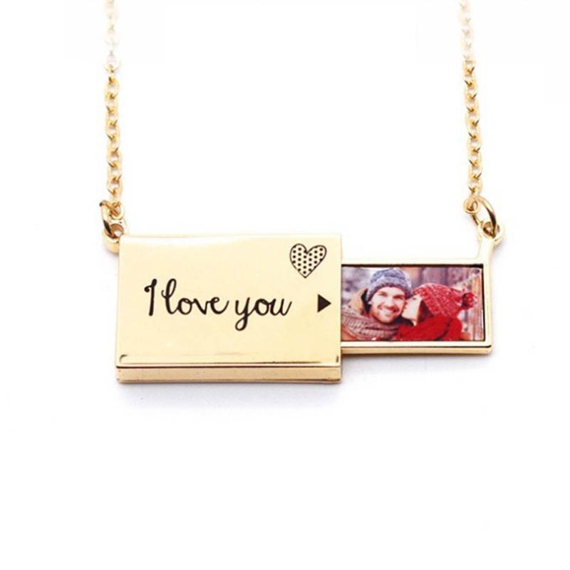 Sublimation Necklace Storage Drawer Necklace Unique Style Chain Necklace Pendant Necklace Alloy Material for Daily Party