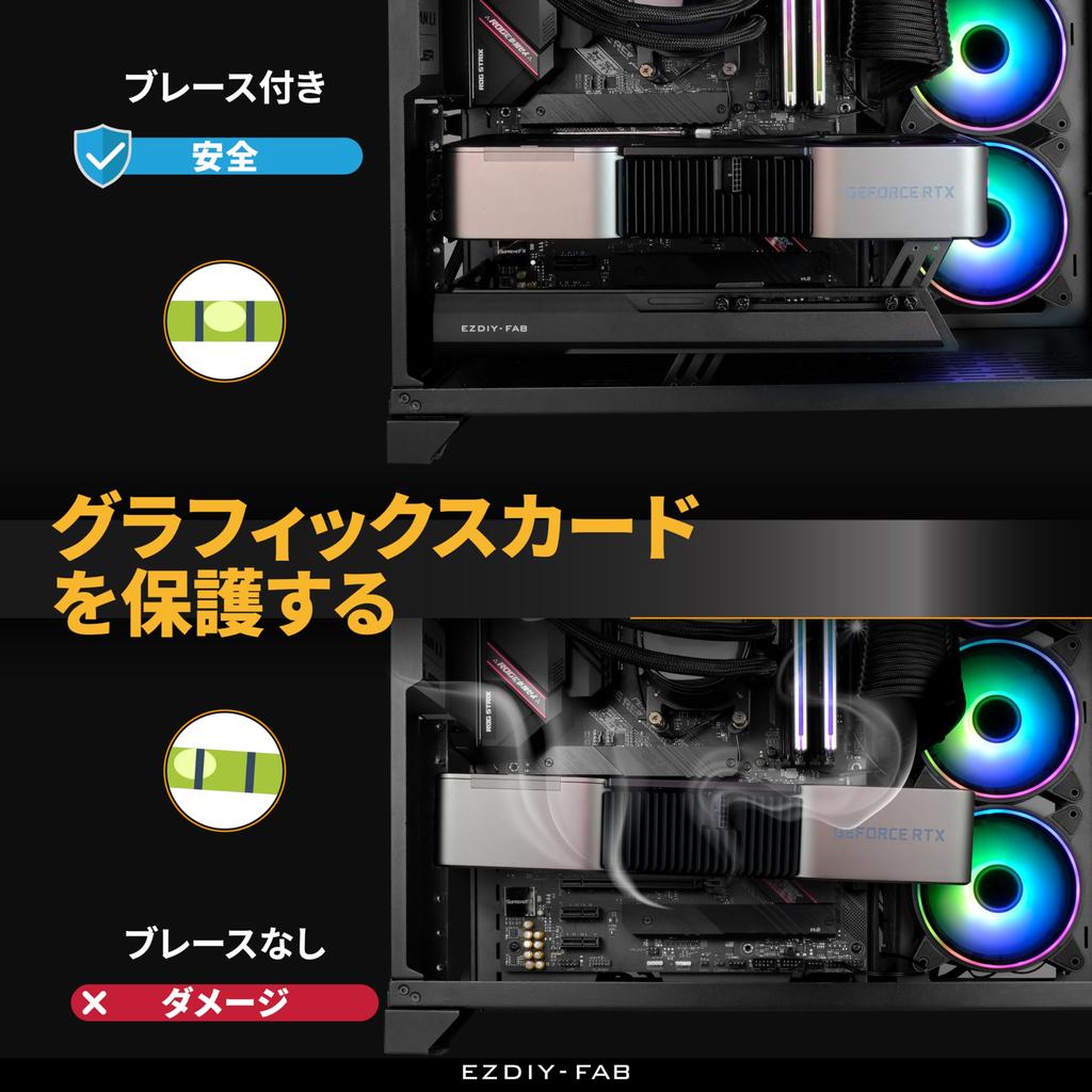 Universal Video Card Holder GPU Brace Support Graphics Card Support GPU Support Extendable Bracket Secures Graphics Cards Supports GPU GPU Bracket GPU