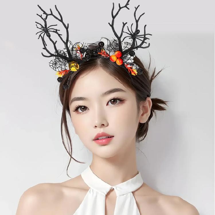 Halloween Hairhoop Festival Party Bat Hairband Masquerade Balls Gothic Headwear