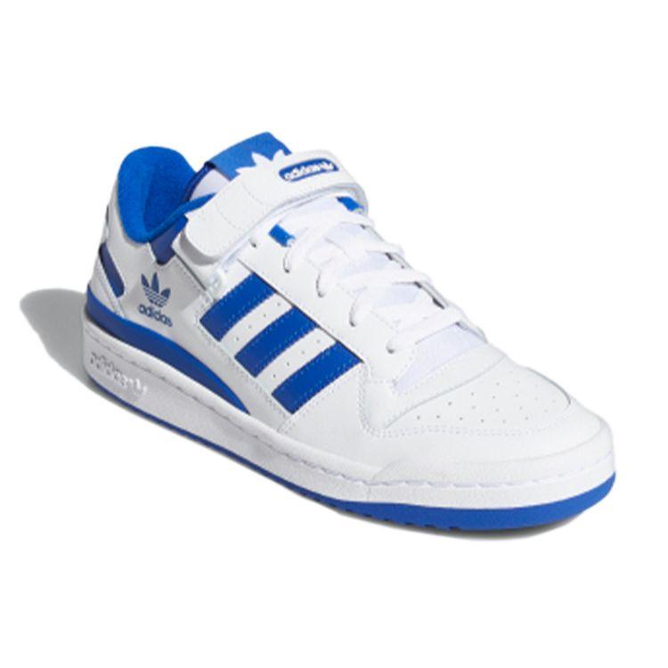 Adidas Forum Low White Royal Blue Unisex Sneakers Cloud-White FY7756