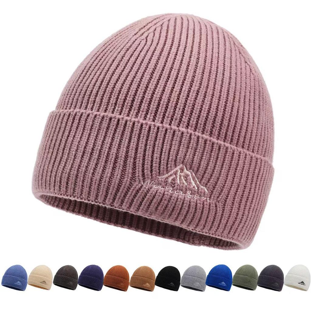 Outdoor Sports Knitted Hat Wool Hat Autumn Winter Warm Sleeve Cap