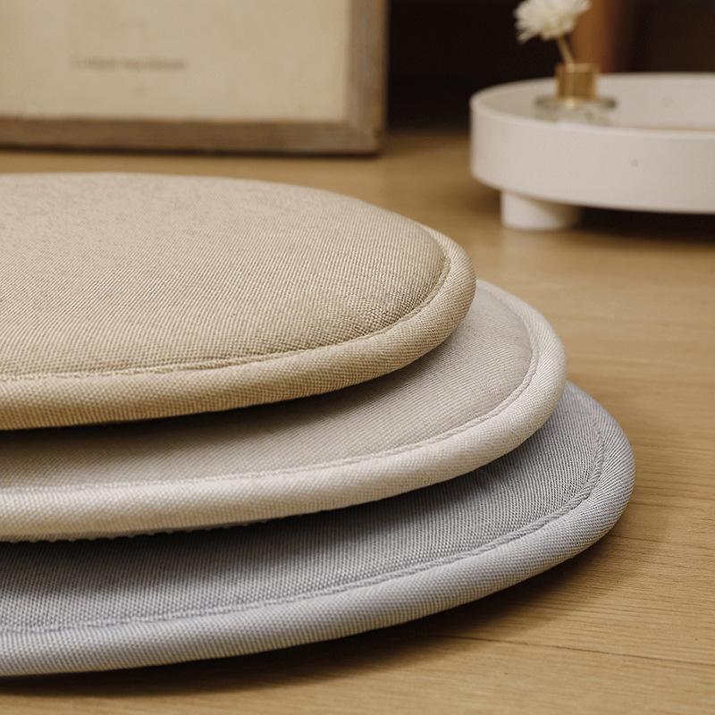 Round Cushion Memory Foam Seat Cushion Sponge Bench Chair Cushion Non-slip Mahogany Round Stool Round Solid Wood Chair Cushion
