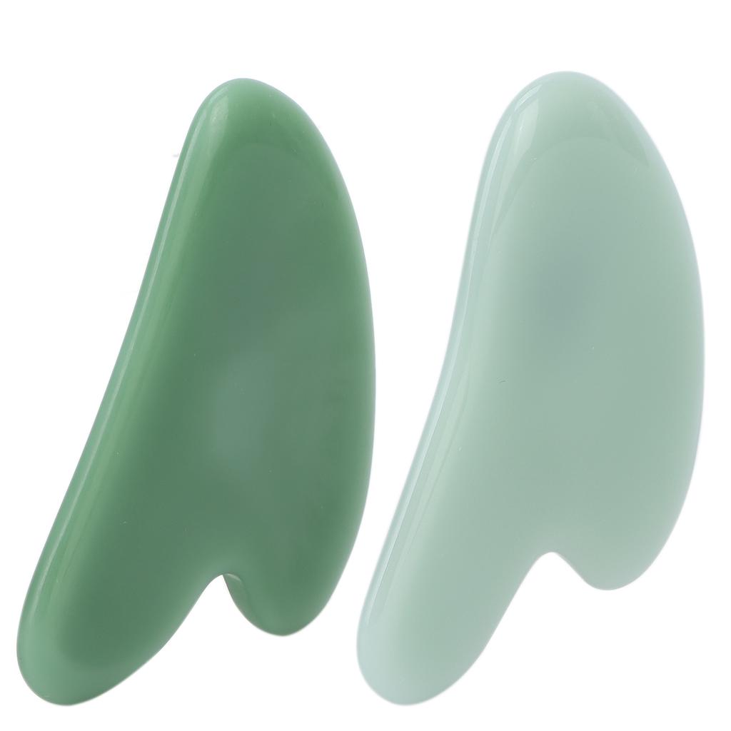  Sha Facial Tool Natural Jade Stone Guasha Massage Board for Face Relieve Tensions