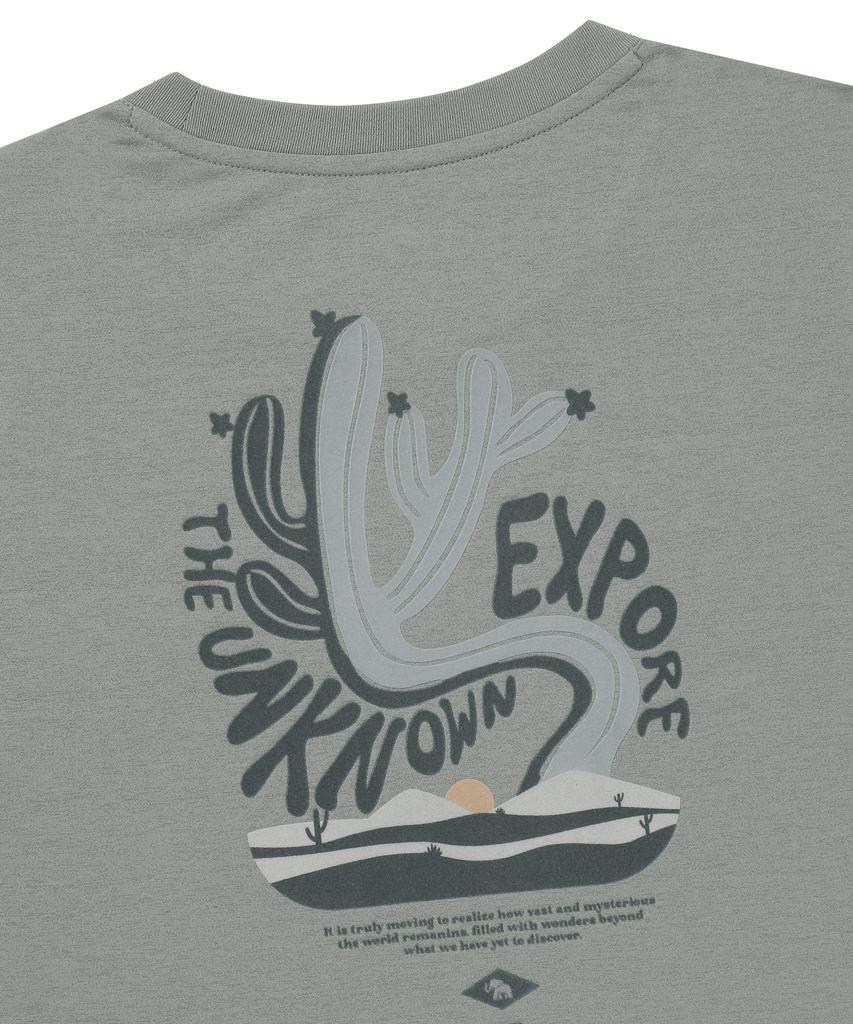 BBC EARTH Women'S Desert Policot T-Shirt Ash Blue