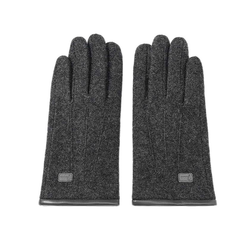JIUMU Men's Winter Wool Touchscreen Gloves