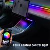 Tesla Y/3 Air Vent RGB Ambient Light Strip for Display Screen & Center Console
