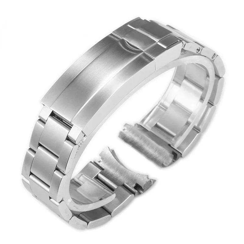 

Классический браслет для часов Rolex Daytona Water Ghost Submariner, аксессуары, ремешок-цепочка 20 мм 21 мм, сплошной ремешок из нержавеющей стали 20mm1