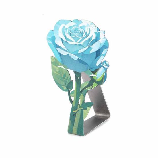Stainless Steel Rose Tablecloth Clip Non-slip Indoor Outdoor Wedding Party Picnic Camping Table Cover Holder Fixing Clamp