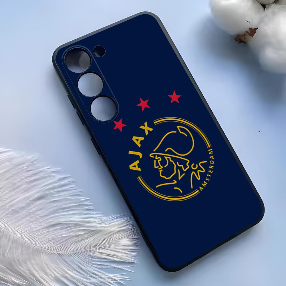 Módní pouzdro na telefon s logem AFC A-Ajax pro Samsung S25 Ultra S24 S23 S22 S21 S20 Plus Fe Galaxy A54 A53 A34 A25 Silikonový kryt